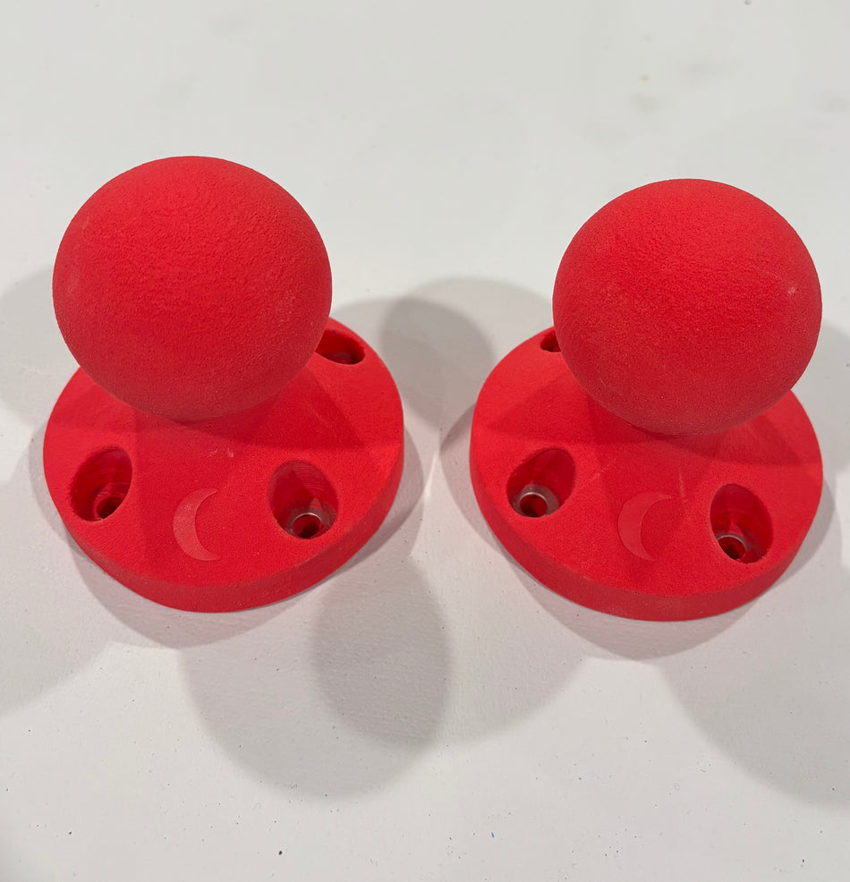 Door Knob - neon salmon pink (quick ship)